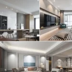 zeta 6W/9W/12W/18W/24W/30WPanel Light LED ceiling light recessed Anti-glare downlight Narrow side - Image 9