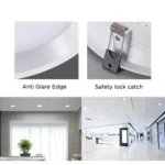 zeta 6W/9W/12W/18W/24W/30WPanel Light LED ceiling light recessed Anti-glare downlight Narrow side - Image 5