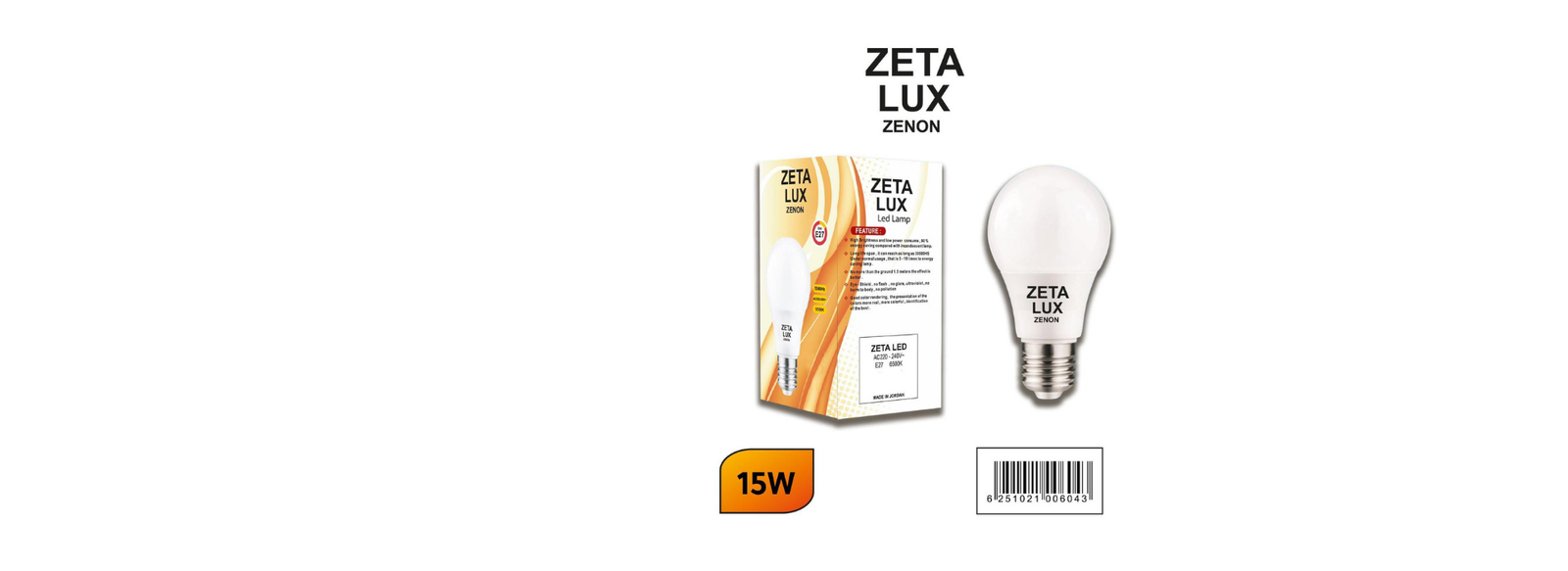 8 ZETA LUX ZENON LED Bulb - Image 1