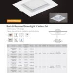 Backlit Recessed Downlight I Canless G4