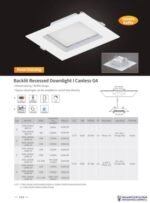 Backlit Recessed Downlight I Canless G4