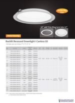 Backlit Recessed Downlight I Canless G5